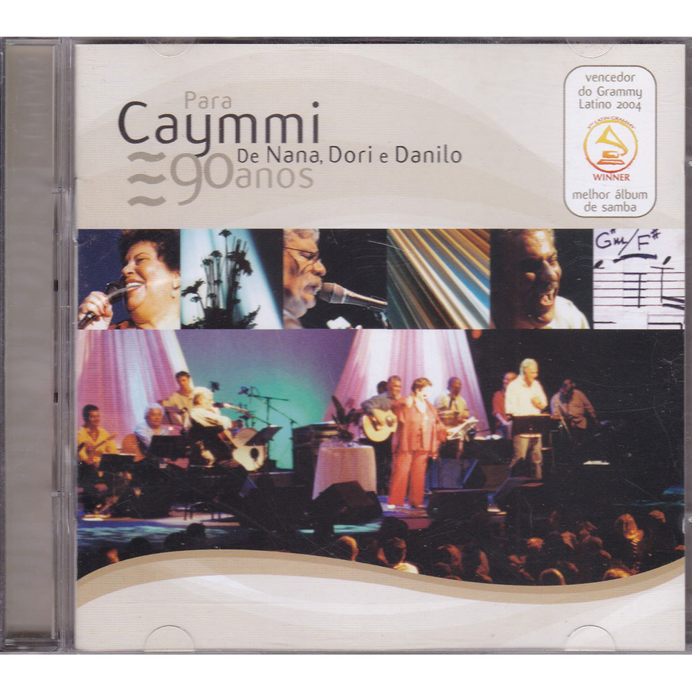 CD + DVD Para Caymmi de Nana, Dori e Danilo - 90 anos