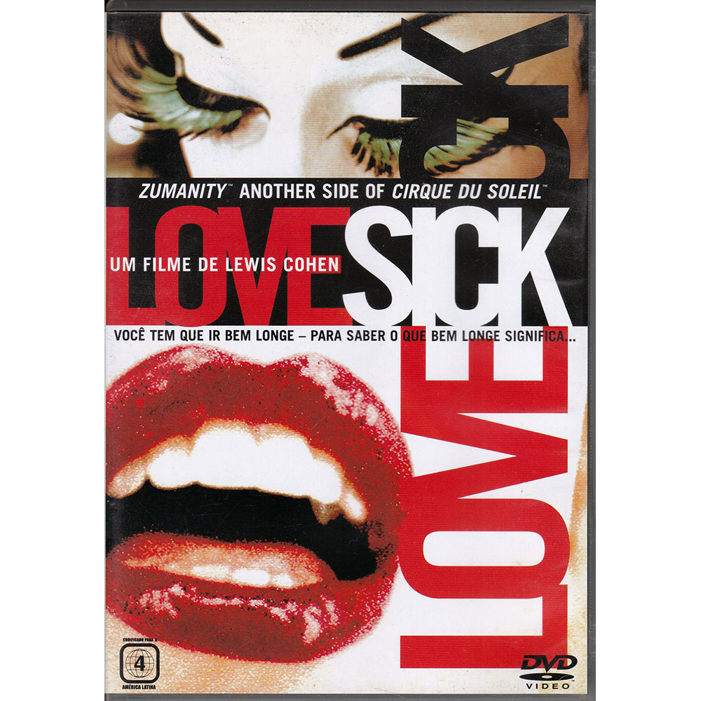 DVD Love Sick - Zumanity - Another side of Cirque du Soleil